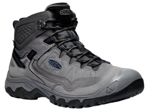 KEEN Herren Targhee IV MID Waterproof Wanderschuh 10 Grey / Coronet Blue - Bild 1 von 9