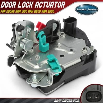 Actuador de bloqueo de puerta del conductor trasero para Dodge Ram 1500 2002-2008 Ram 2500 Ram 3500 Foto 1 de 4