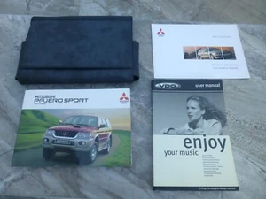 Mitsubishi Pajero sport Owners manual handbook pack & wallet 2002 - Picture 1 of 1