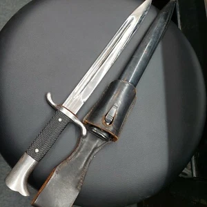 WWII German Carl Eickhorn Solingen Fireman Officer Dress Dagger, Scabbard & Frog - Picture 1 of 9