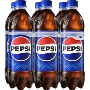 Pepsi Soda Pop Pack of 6 16.9oz Bottles Soft Drinks Soda Pop - Picture 1 of 4