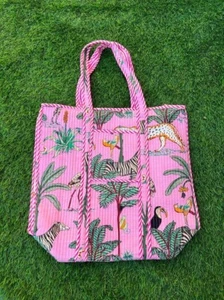 Cotton Tote Bag Eco Friendly Sustainable Sturdy Daily Use Tote Bag Handmade - Picture 1 of 11
