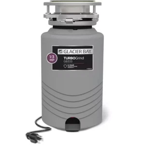 Turbogrind 1/3 Hp. Continuous Feed Garbage Disposal with Power Cord - Picture 1 of 12