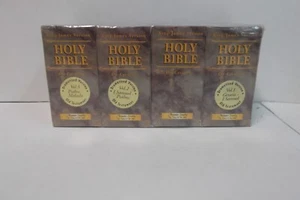 ALEXANDER SCOURBY KING JAMES VERSION HOLY BIBLE ON CASSETTE COMPLETE SET NIP - Picture 1 of 4