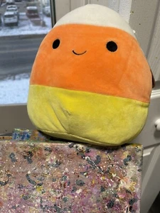 2021 Kellytoy 8” Plush Halloween Squishmallow CANNON Candy Corn - Picture 1 of 9
