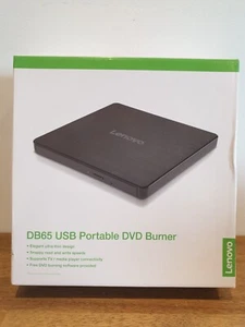 Lenovo Masterizzatore DVD Portatile Slim DB65 Nero Nuovo - Foto 1 di 5