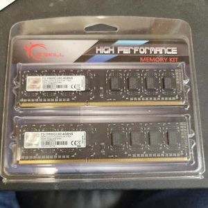 G.Skill F3-10600CL9D-4GBNS DDR3 - 1333 (2 sticks) PC RAM 4GB 2x2GD - Picture 1 of 4