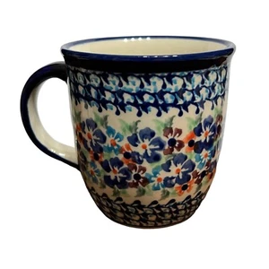 Unikat Handarbeit Polnisch Kaffeebecher Tasse Boleslawiec Poland Pottery 219 Signiert Exce - Bild 1 von 12