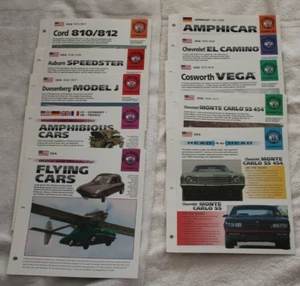 Hot Cars, Under the Hood, on the Track, Behind the Wheel - Lot 9 pages - Imagen 1 de 1