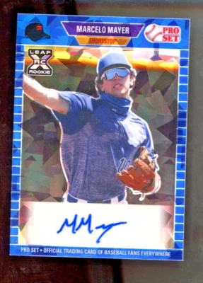 2021 Leaf Pro Set Metal 1989 Blue Rainbow /25 Marcelo Mayer #PA-MM7 Auto - Image 1 of 2