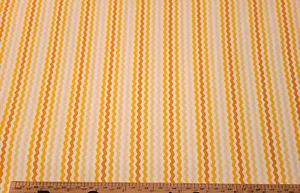 Tela de algodón de 3 yardas - Acolchado Treasures Sorbet Essentials Orange Ric Rack Str - Imagen 1 de 1