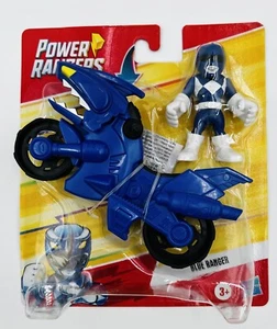 Power Rangers Motorrad und Figur - Blue Power Ranger Playskool Heroes  - Bild 1 von 4