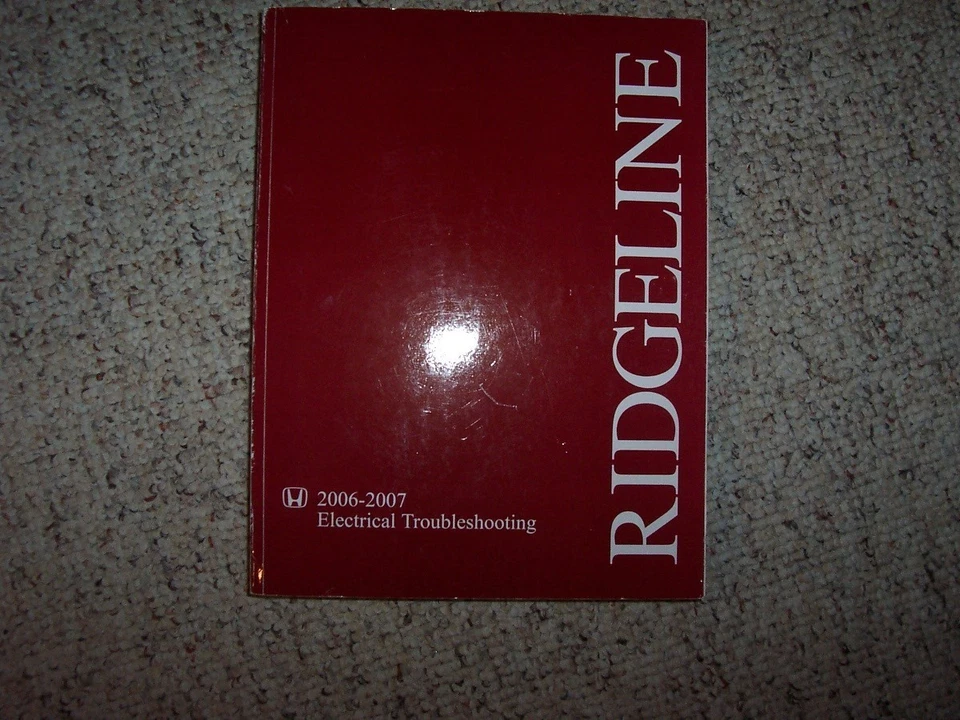 Diagrama de cableado eléctrico manual Honda Ridgeline 2006-2007 RT RTS RTL RTX Foto 1 de 1