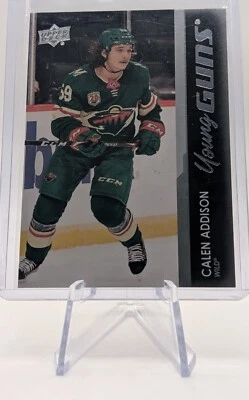 2021-22 CALEN ADDISON YOUNG GUNS #227 RC MINNESOTA WILD ROOKIE UD S1 NHL - Image 1 of 3
