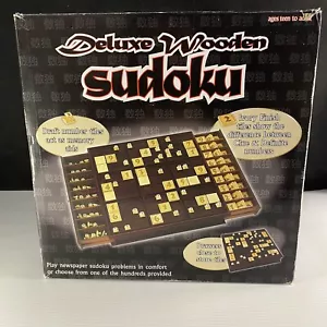 Deluxe Wooden Sudoku Board Game, Brand New - Picture 1 of 6
