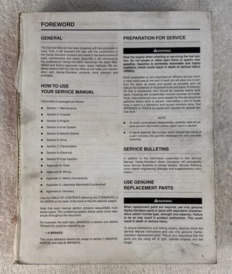 Harley Davidson 2006 manual de servicio Softail modelos 99482-06 Foto 1 de 4
