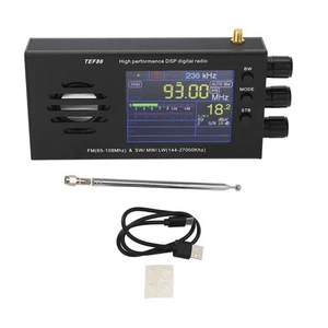 TEF6686 DSP Cyfrowy odbiornik radiowy FM 65 do 108MHz SW MW LW 3,2 cala Radio LCD - Zdjęcie 1 z 24
