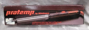 Vtg PROTEMP WINDMERE Professional-Style Dual Heat Curling Brush PT-HB / 866 NOS - Picture 1 of 5