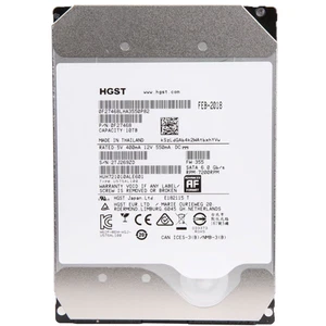 HGST He10 HUH721010ALE601 10TB 7200RPM 128MB Cache SATA 6.0Gb/s 3.5inch Enterp - Picture 1 of 1