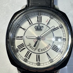 UHR BLOWOUT: Juicy Couture große schwarz-weiße Damenuhr 06-751 - Bild 1 von 11