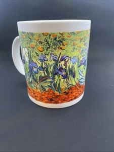 CHALEUR Master Impressionists Collection Vincent Van Gogh IRISES D. Burrows Mug - Picture 1 of 9