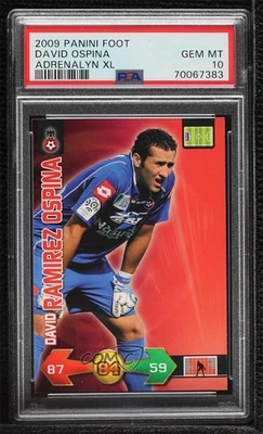 2009-10 Panini Adrenalyn XL Foot 2010 David Ospina Ramirez PSA 10 GEM MT - Image 1 of 2