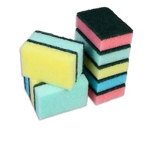 20 Double Sided Sponges Dishwashing Scourers for Kitchen Washing Up Sponges - Foto 1 di 1