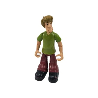 Bonecos Scooby Doo Mystery Inc. SHAGGY 4,5" Thinkway Toys Hanna Barbera - Imagem 1 de 4