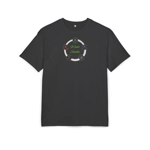100% Organic Oversize shirt zodiac WoodSnake - Unisex, 100% Bio Cotton Tee, 2025 - Picture 1 of 45