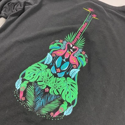 Camisa Margaritaville Mujer Extra Grande Negra Manga Larga Gráfica Jimmy Buffett Foto 1 de 4