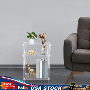 Acrylic Multifunctional Rolling Printer Stand 3-Tier Printer Stand with Wheels - Picture 1 of 21