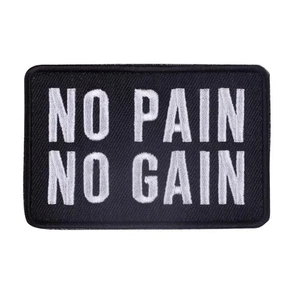 PATCH ELITEX NO PAIN NO GAIN  NERO - Foto 1 di 1