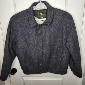 Vintage Field & Stream Jacket Mens Large Wool Blend Sherpa Lined USA Made 90s - Picture 1 of 9