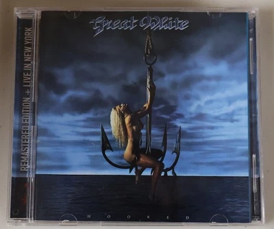 GREAT WHITE HOOKED + LIVE IN NEW-YORK DOUBLE CD + LIVE AT THE RITZ CD NEW SEALED - Photo 1/4