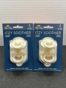 NUEVO Chupetes Itzy Ritzy de Goma Natural 0-6m ITZY CHUPETE 2 Chupetes Neutros - Imagen 1 de 5