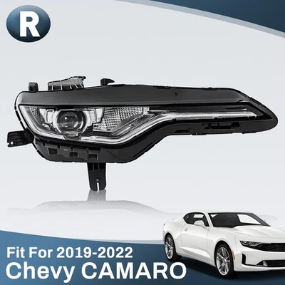 LED Headlight For 2019-2024 Chevy Camaro w/ LED DRL Projector Passenger Right Foto 1 de 4