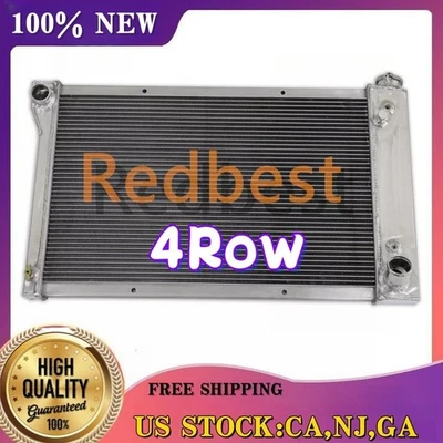 4Rows Radiator For 1967-1972 Chevy C10 C20 C30 K10 K20 GMC C15 C2500 K25 Pickup - Image 1 of 4