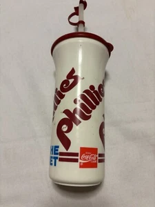 VINTAGE WHIRLEY MLB PHILADELPHIA PHILLIES 32OZ WATER SIP BOTTLE THE VET - Picture 1 of 6