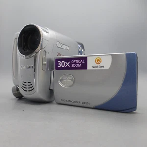 Canon DC201 Handheld DVD-RW Camcorder Silver Tested - Picture 1 of 8