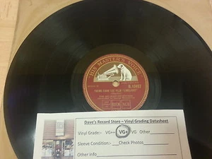 78 RPM Theme Limelight HMV B.10497 VG+ condition Super QWK POST Chk pics L@@K - Bild 1 von 1