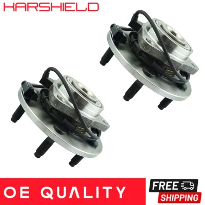 2x 515073 Conjunto de buje de cojinete de rueda delantera para 02 03 04 05 Dodge Ram 1500 5 tacos Foto 1 de 4