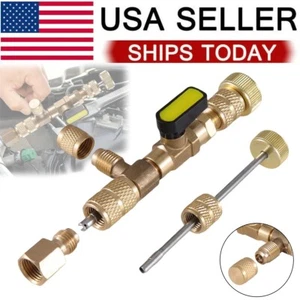 HVAC Tool Valve Core Remover Dual 1/4" and 5/16" Port Installer USA - Picture 1 of 14