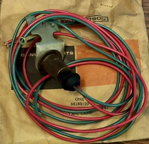 68185-70 HARLEY-DAVIDSON SOCKET & WIRING ASSEMBLY TAIL LAMP VINTAGE PARTS OEM - Imagen 1 de 1