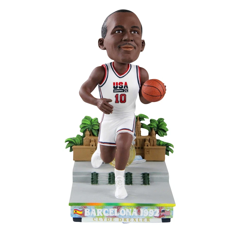 Clyde Drexler USA Basketball 1992 Barcelona Olympics Bobblehead - Imagem 1 de 1