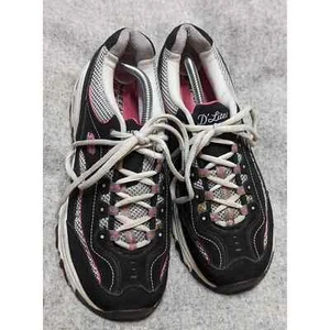 Skechers D'Lites Athletic Sneaker Shoes Womens Pink Silver Size 7.5 - Picture 1 of 7
