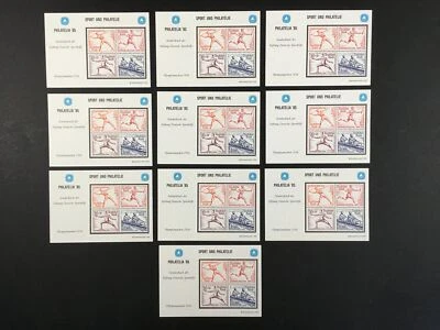 GERMAN SPORTS AID OLYMPIC COMMITTEE 1985 S/S 3 REICH OLYMPICS 1936 ENGROS 'm5442 - Image 1 of 3