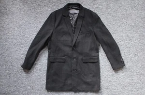 Men's French Connection black wool coat, XL, NEW! RRP £250 - Picture 1 of 13