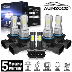 LED Headlight Kit White Bulbs High Low Fog Beam For Pontiac Grand Prix 2004-2008 - Picture 1 of 14