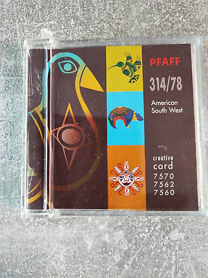 Pfaff Creative Fantasy Card - Tarjeta De Bordado N.o 314/78 American South West • 29€
