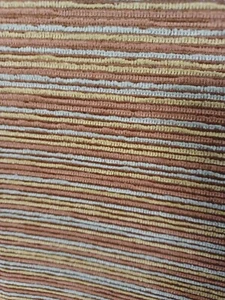 1 Yd+28" (1.77 yds) Corduroy Upholstery Fabric Brown/Gold/Blue Cotton-Poly 60" W - Picture 1 of 2